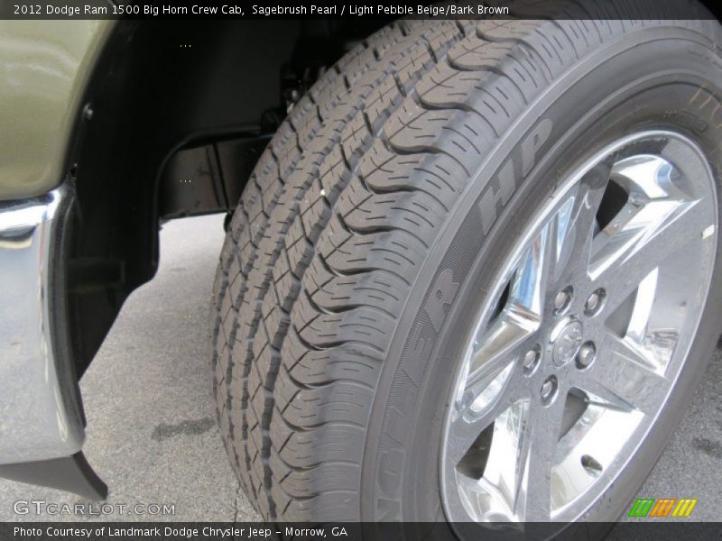 Sagebrush Pearl / Light Pebble Beige/Bark Brown 2012 Dodge Ram 1500 Big Horn Crew Cab