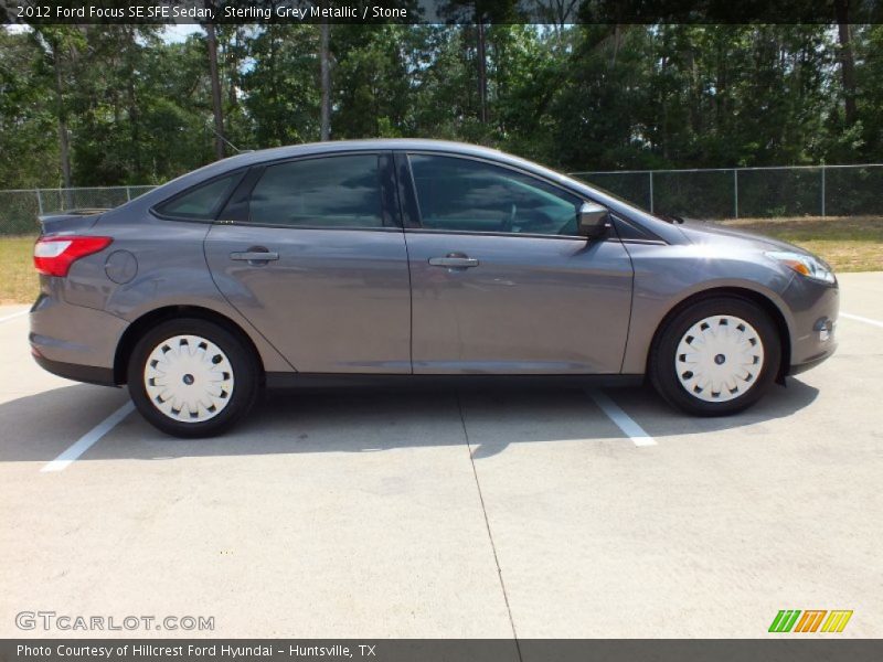 Sterling Grey Metallic / Stone 2012 Ford Focus SE SFE Sedan