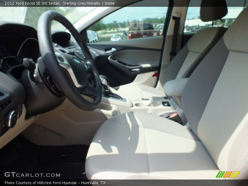 Sterling Grey Metallic / Stone 2012 Ford Focus SE SFE Sedan