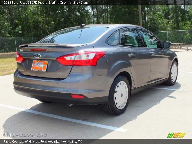 Sterling Grey Metallic / Stone 2012 Ford Focus SE SFE Sedan