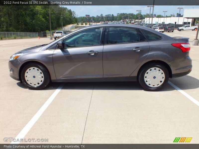 Sterling Grey Metallic / Stone 2012 Ford Focus SE SFE Sedan