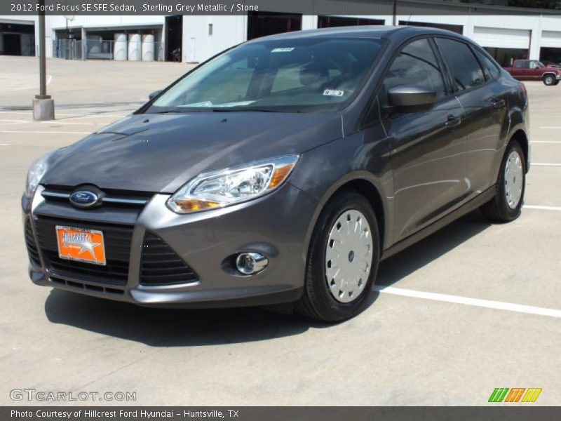 Sterling Grey Metallic / Stone 2012 Ford Focus SE SFE Sedan
