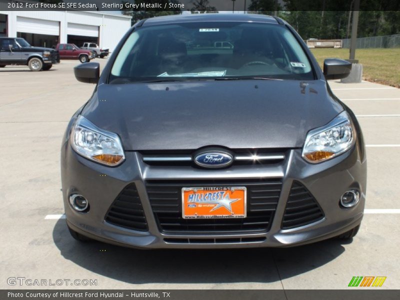 Sterling Grey Metallic / Stone 2012 Ford Focus SE SFE Sedan
