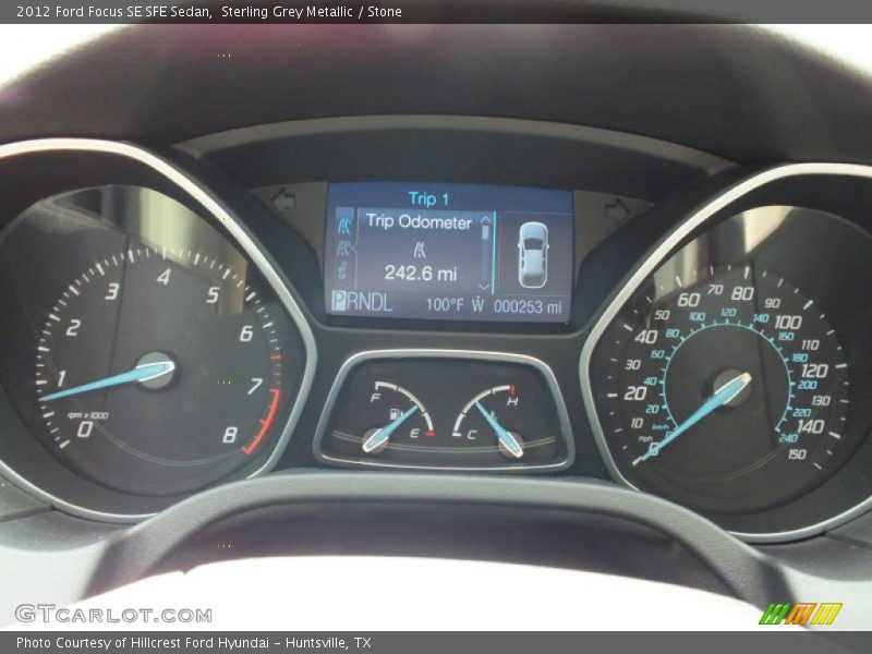 Sterling Grey Metallic / Stone 2012 Ford Focus SE SFE Sedan