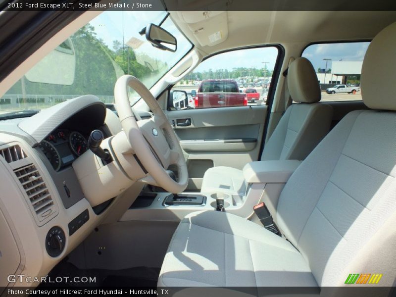 Steel Blue Metallic / Stone 2012 Ford Escape XLT