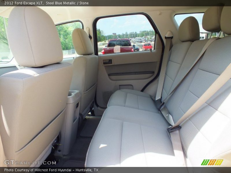 Steel Blue Metallic / Stone 2012 Ford Escape XLT