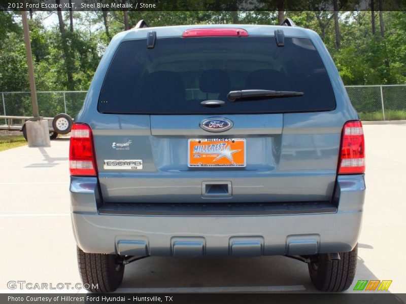 Steel Blue Metallic / Stone 2012 Ford Escape XLT