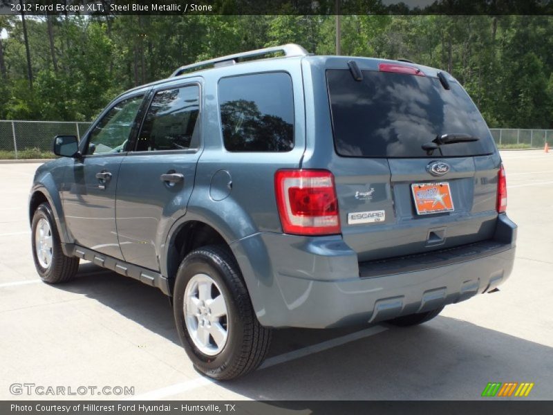 Steel Blue Metallic / Stone 2012 Ford Escape XLT
