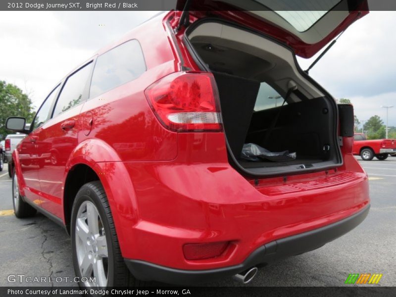 Bright Red / Black 2012 Dodge Journey SXT