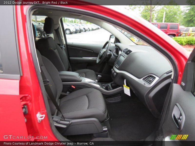 Bright Red / Black 2012 Dodge Journey SXT