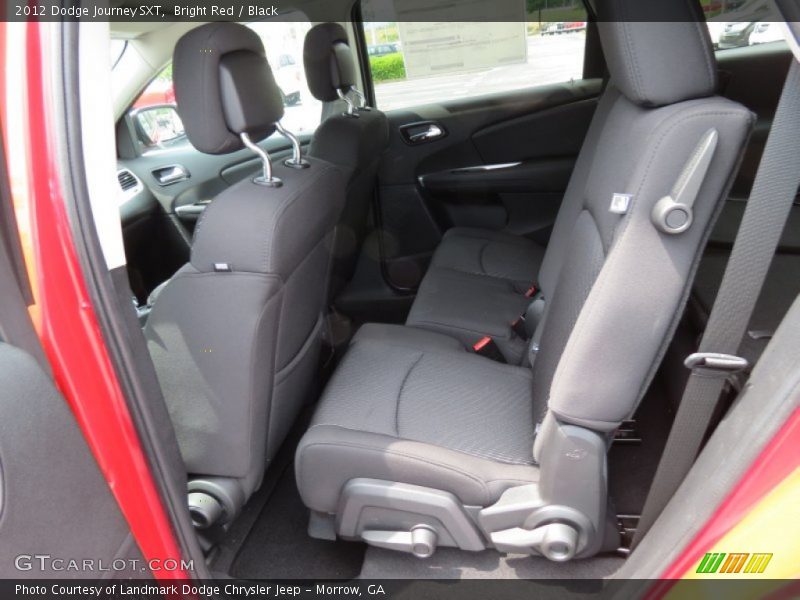 Bright Red / Black 2012 Dodge Journey SXT