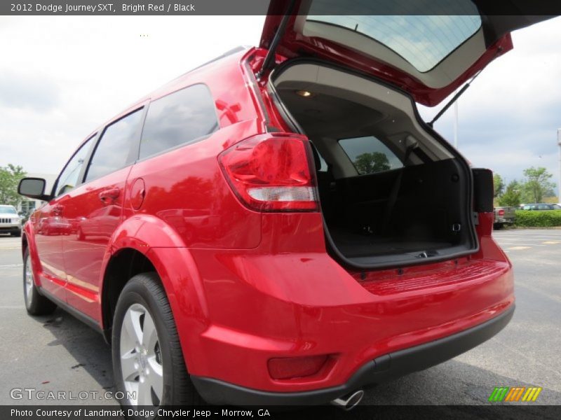 Bright Red / Black 2012 Dodge Journey SXT
