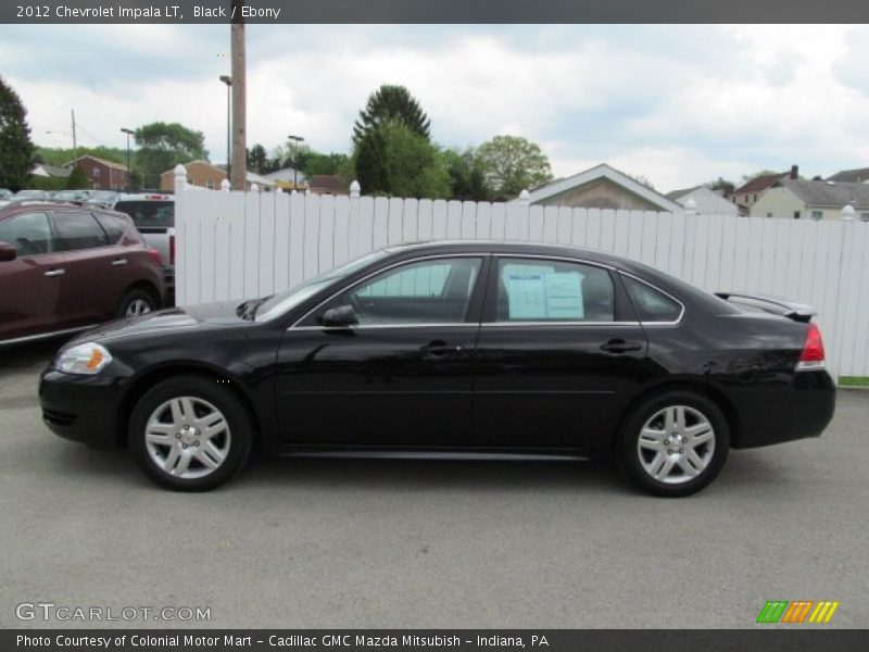 Black / Ebony 2012 Chevrolet Impala LT