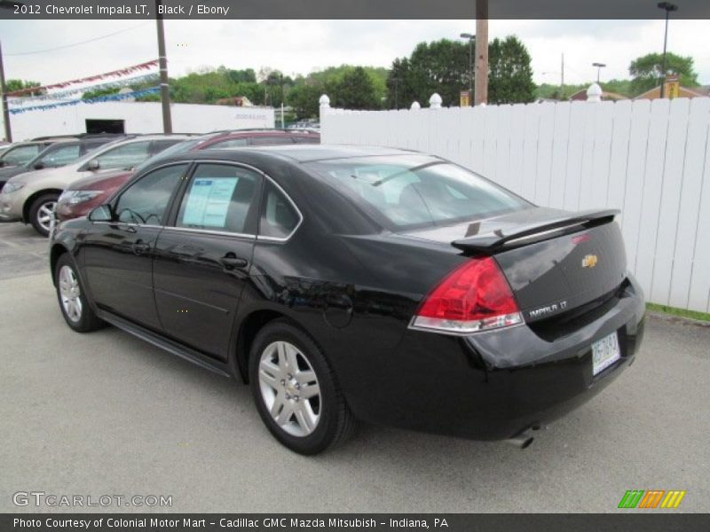 Black / Ebony 2012 Chevrolet Impala LT