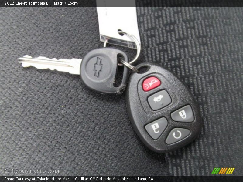 Black / Ebony 2012 Chevrolet Impala LT