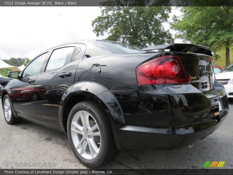 Black / Black 2012 Dodge Avenger SE V6