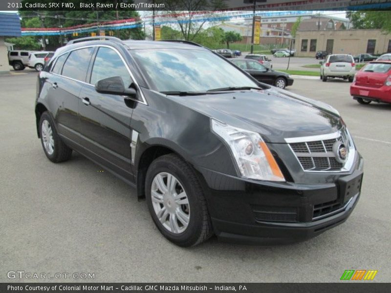 Black Raven / Ebony/Titanium 2011 Cadillac SRX FWD