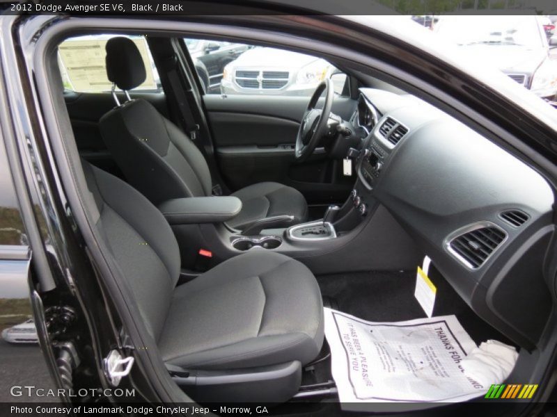 Black / Black 2012 Dodge Avenger SE V6