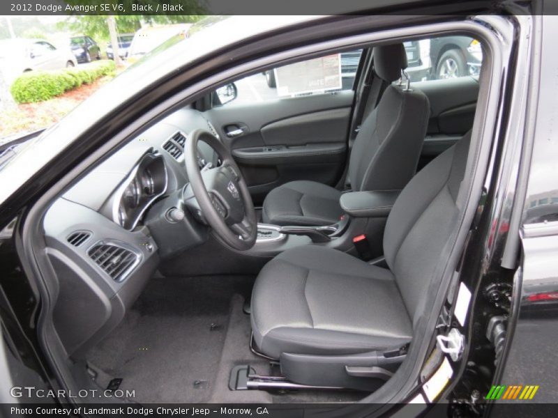 Black / Black 2012 Dodge Avenger SE V6
