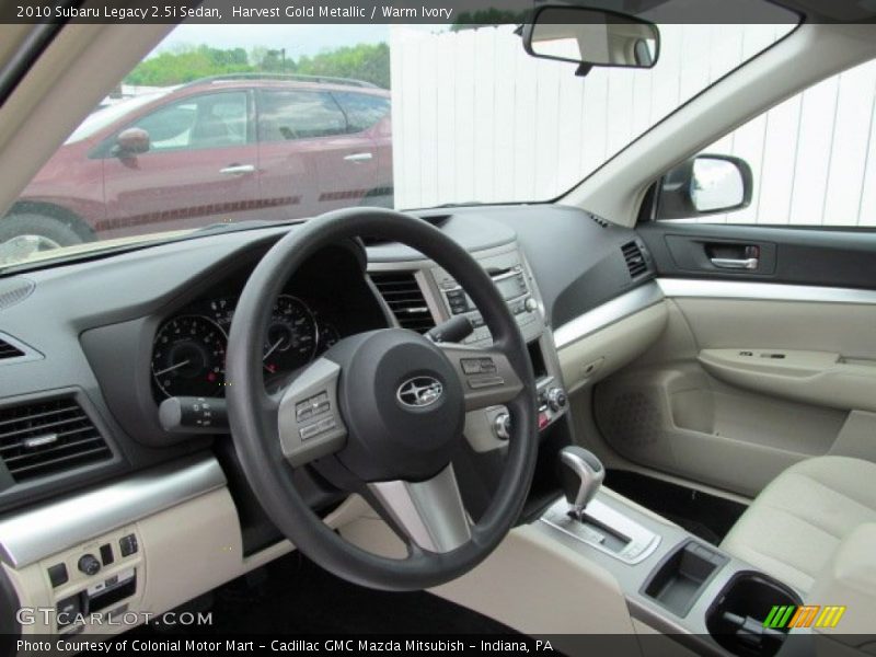 Harvest Gold Metallic / Warm Ivory 2010 Subaru Legacy 2.5i Sedan