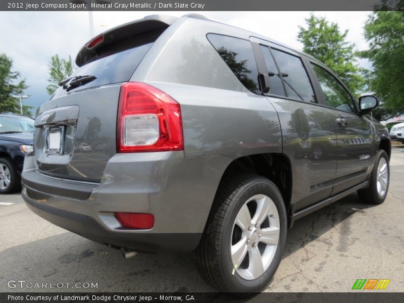 Mineral Gray Metallic / Dark Slate Gray 2012 Jeep Compass Sport