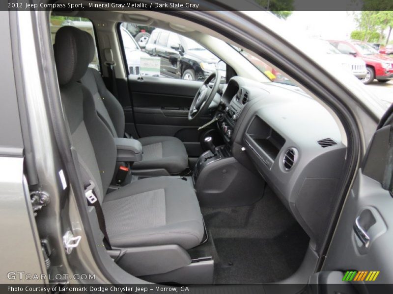 Mineral Gray Metallic / Dark Slate Gray 2012 Jeep Compass Sport