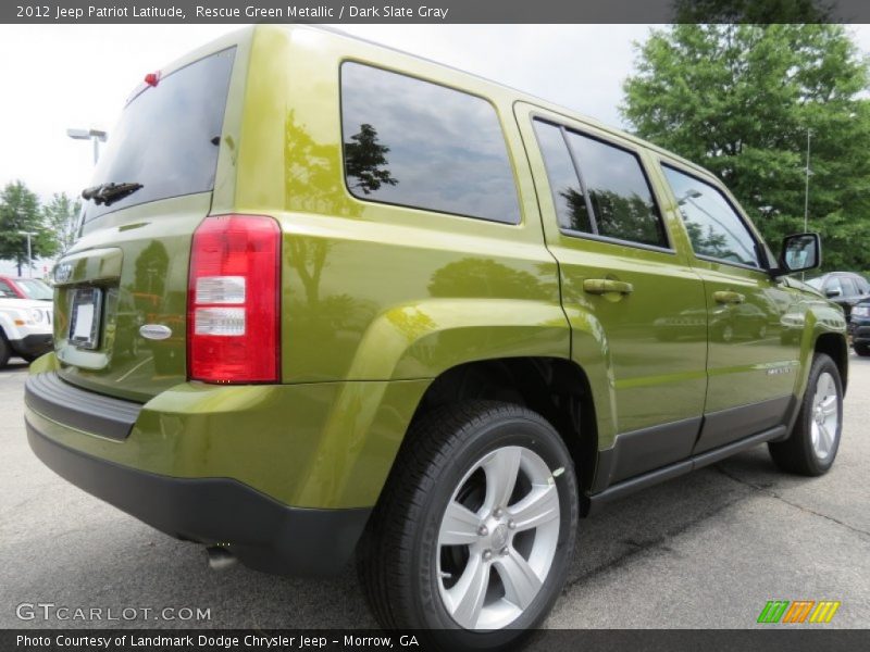 Rescue Green Metallic / Dark Slate Gray 2012 Jeep Patriot Latitude