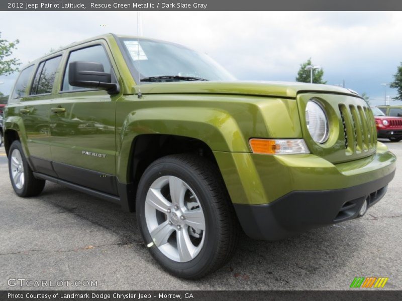Rescue Green Metallic / Dark Slate Gray 2012 Jeep Patriot Latitude