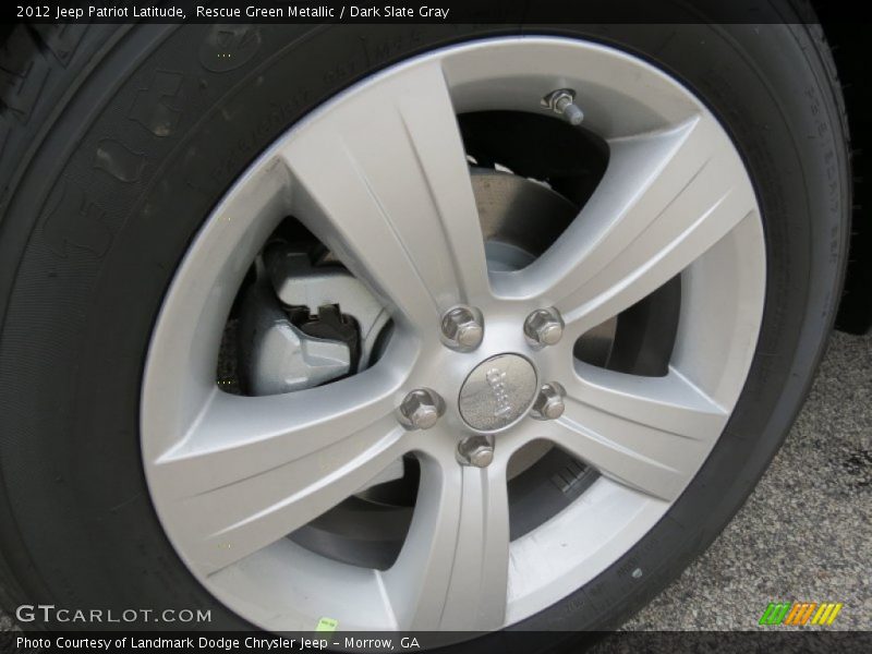Rescue Green Metallic / Dark Slate Gray 2012 Jeep Patriot Latitude