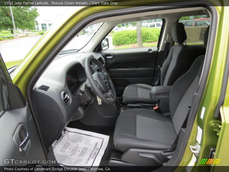 Rescue Green Metallic / Dark Slate Gray 2012 Jeep Patriot Latitude