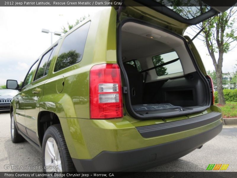 Rescue Green Metallic / Dark Slate Gray 2012 Jeep Patriot Latitude