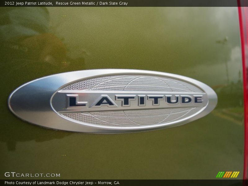 Rescue Green Metallic / Dark Slate Gray 2012 Jeep Patriot Latitude
