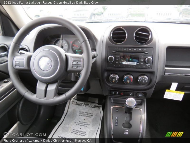 Rescue Green Metallic / Dark Slate Gray 2012 Jeep Patriot Latitude