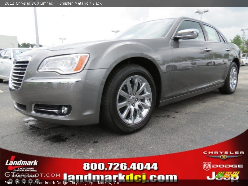 Tungsten Metallic / Black 2012 Chrysler 300 Limited