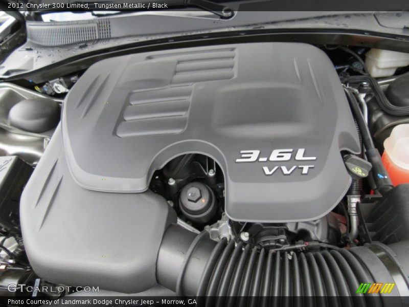 Tungsten Metallic / Black 2012 Chrysler 300 Limited