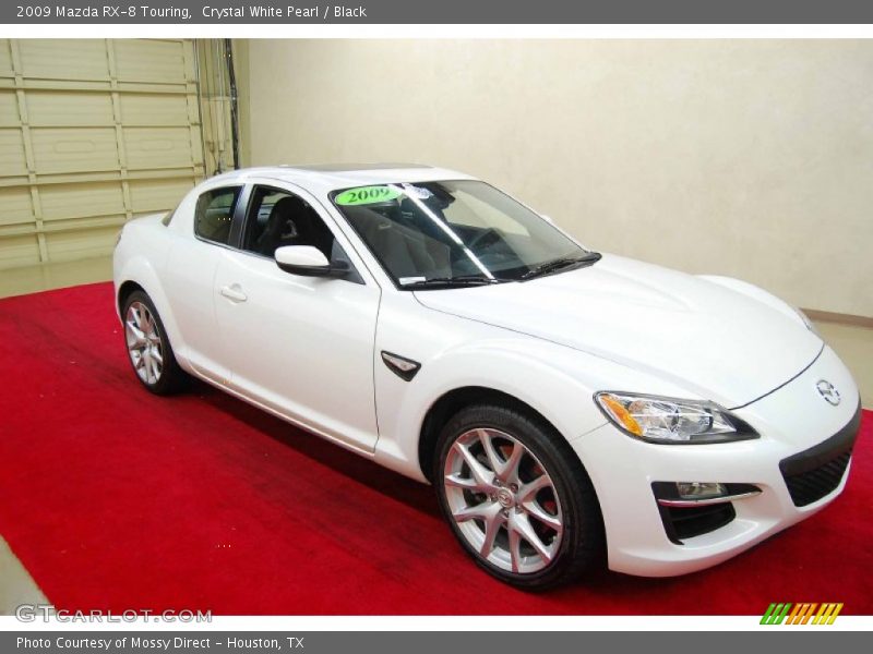 Crystal White Pearl / Black 2009 Mazda RX-8 Touring