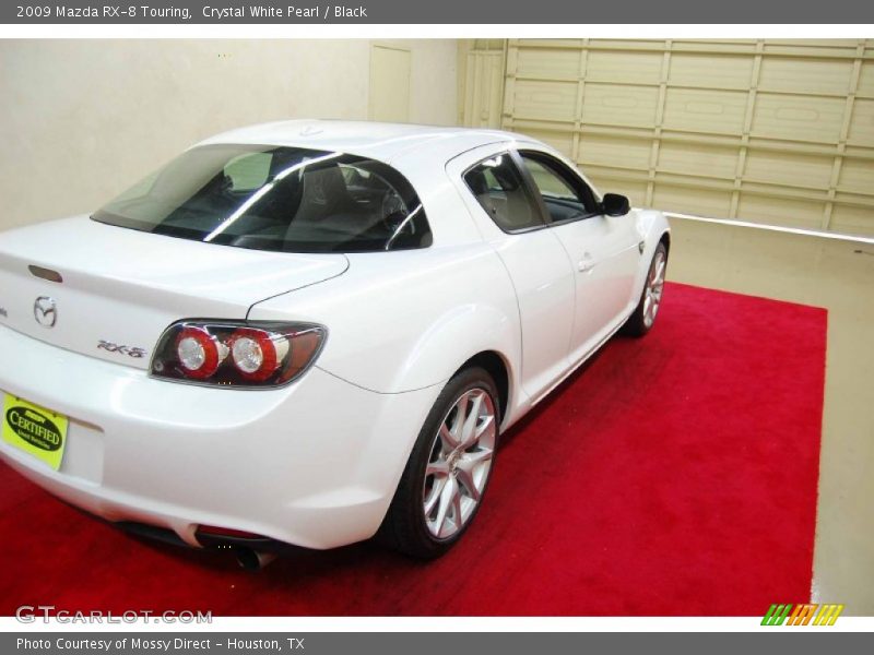 Crystal White Pearl / Black 2009 Mazda RX-8 Touring
