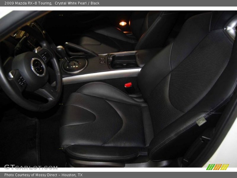Crystal White Pearl / Black 2009 Mazda RX-8 Touring