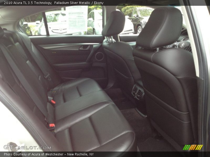 Palladium Silver Metallic / Ebony 2010 Acura TL 3.5 Technology