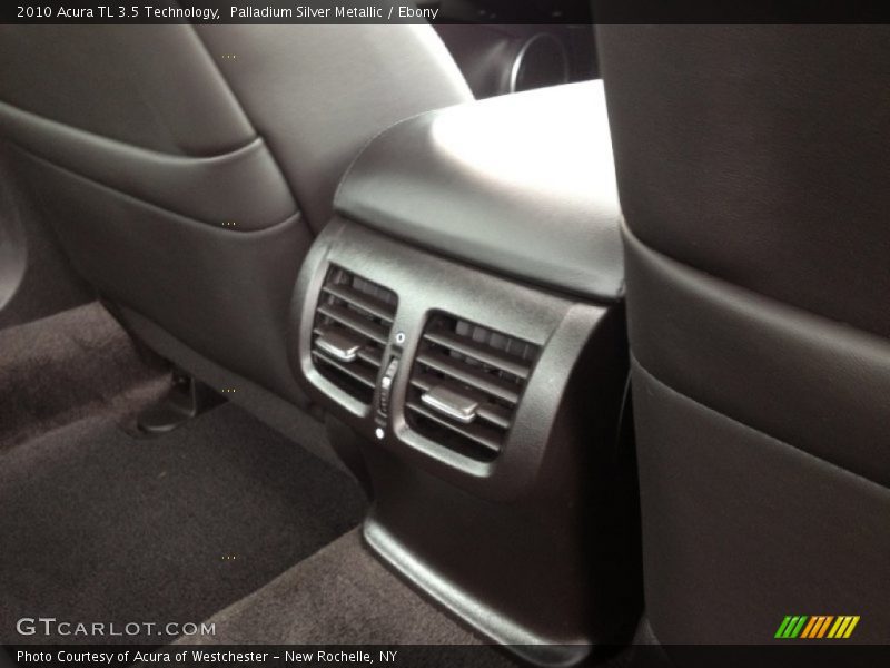 Palladium Silver Metallic / Ebony 2010 Acura TL 3.5 Technology