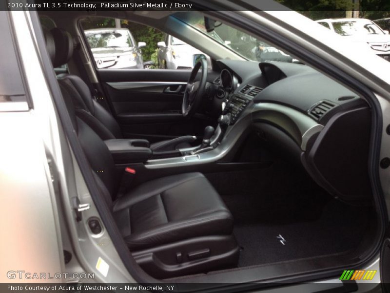 Palladium Silver Metallic / Ebony 2010 Acura TL 3.5 Technology
