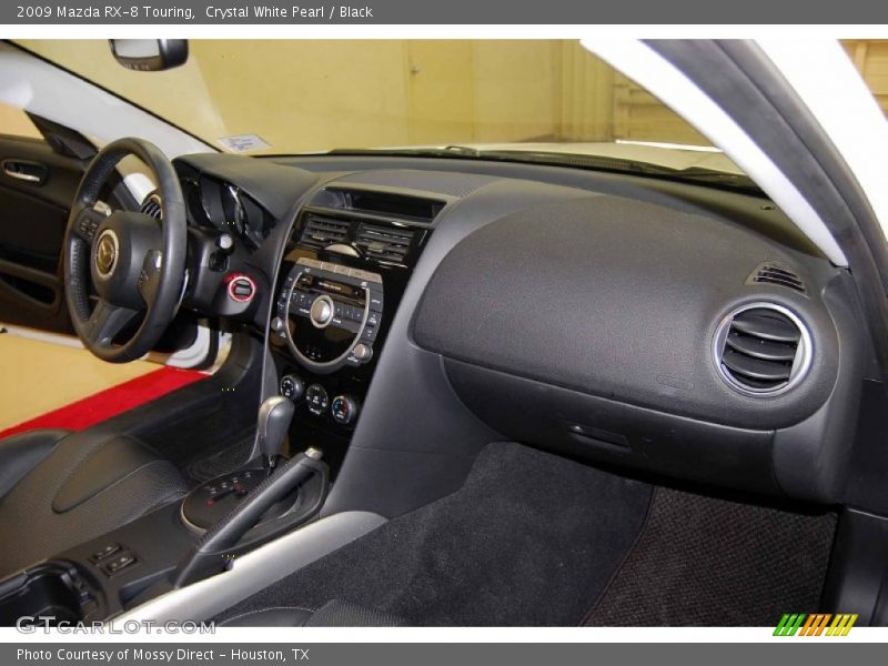 Crystal White Pearl / Black 2009 Mazda RX-8 Touring