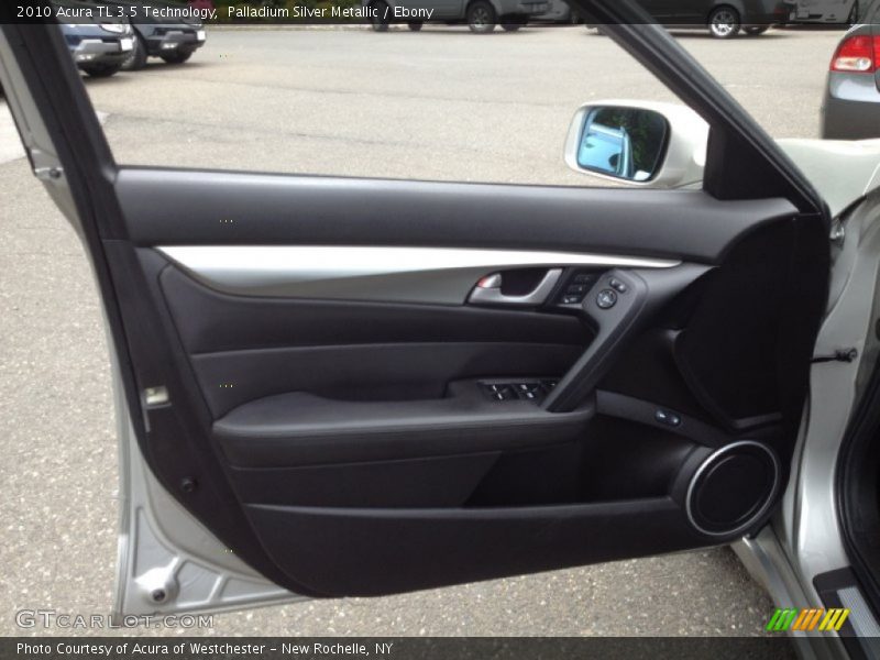 Palladium Silver Metallic / Ebony 2010 Acura TL 3.5 Technology
