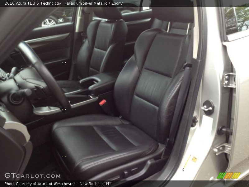 Palladium Silver Metallic / Ebony 2010 Acura TL 3.5 Technology