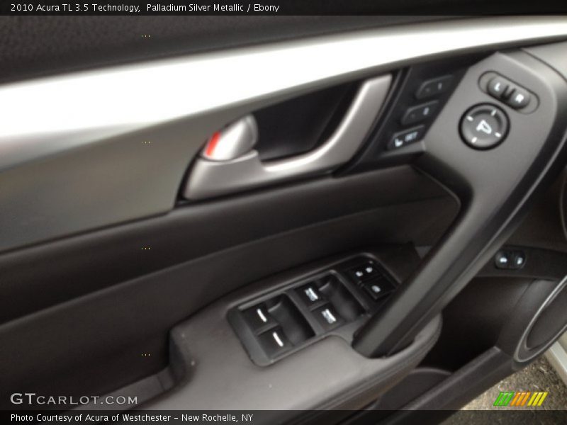Palladium Silver Metallic / Ebony 2010 Acura TL 3.5 Technology