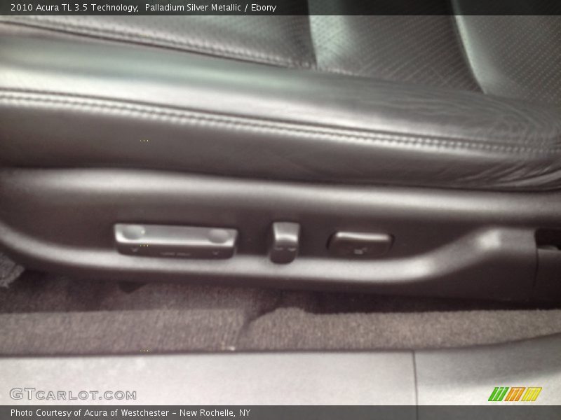 Palladium Silver Metallic / Ebony 2010 Acura TL 3.5 Technology