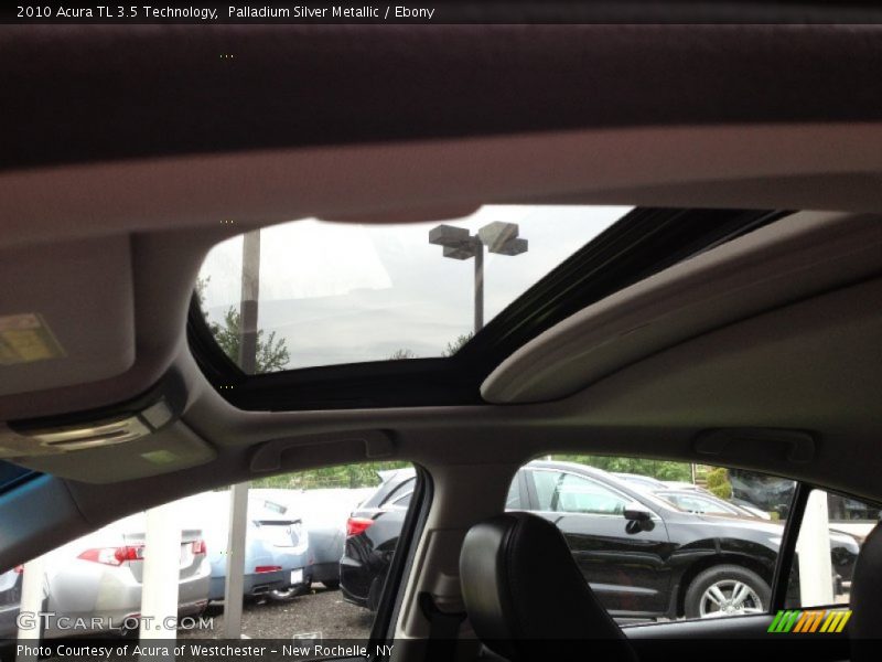 Palladium Silver Metallic / Ebony 2010 Acura TL 3.5 Technology