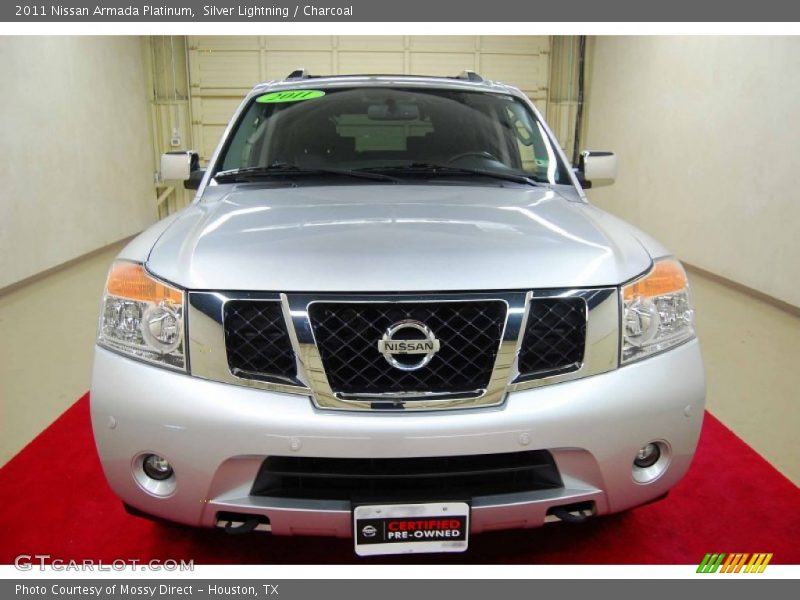 Silver Lightning / Charcoal 2011 Nissan Armada Platinum