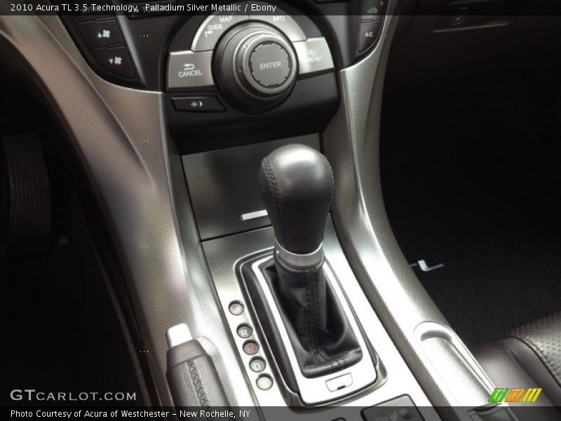 Palladium Silver Metallic / Ebony 2010 Acura TL 3.5 Technology