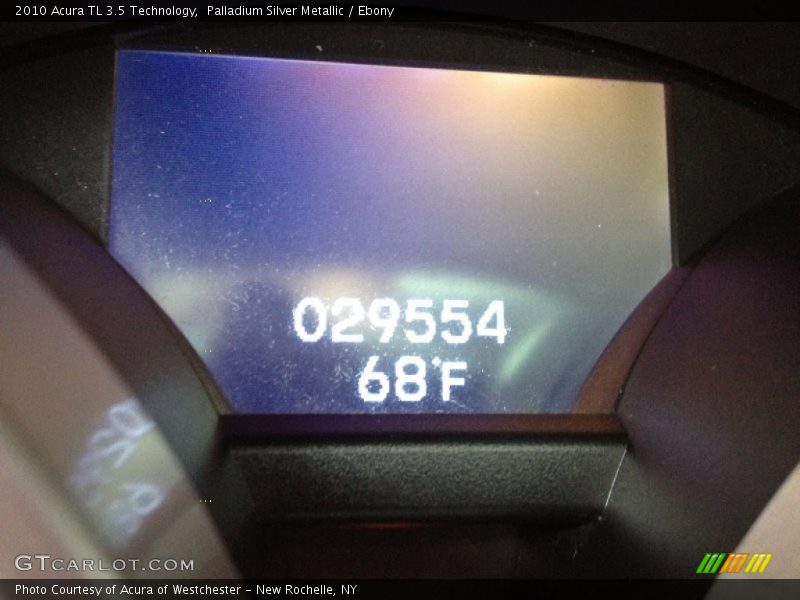 Palladium Silver Metallic / Ebony 2010 Acura TL 3.5 Technology